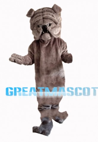 Crumpled Shar Pei Dog Mascot Costume