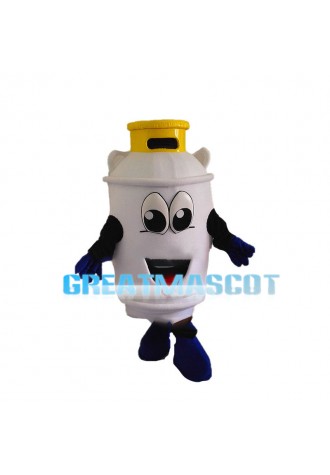 White Gas Tank Mascot Costume