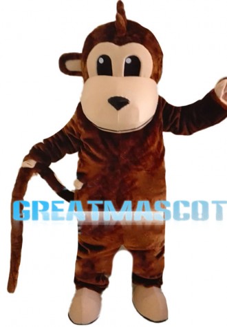 Monkey Holding Tail Mascot Costume