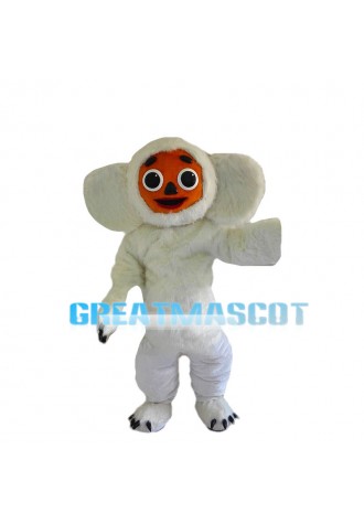 White Small Macaque Mascot Costume