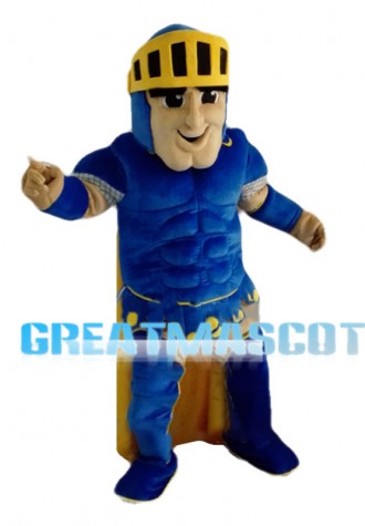 Muscular Sociable Warrior Mascot Costume