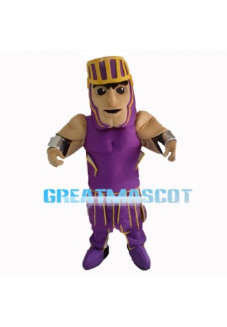 Muscular Sociable Warrior Mascot Costume
