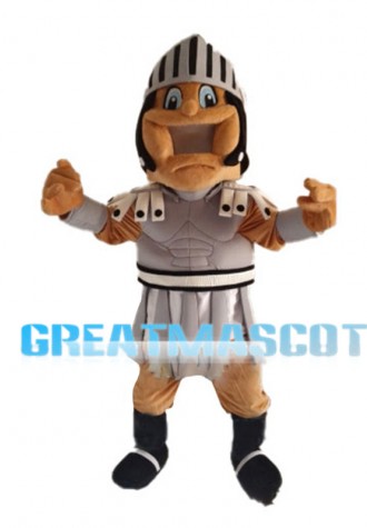 Thrilled Manly Soldier Mascot Costume