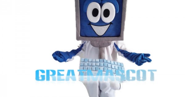 Computer Related Costumes Complete Set Of Desktop Computer Mascot Costume