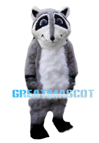 Casual Pleasant Raccoon Mascot Costume
