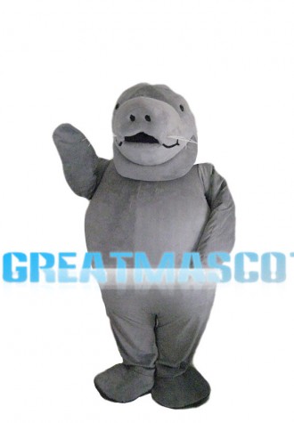 Grey Seal Mascot Costume