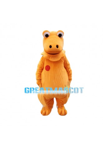 Whole Orange Frog Mascot Costume