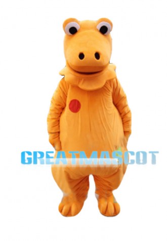 Whole Orange Frog Mascot Costume