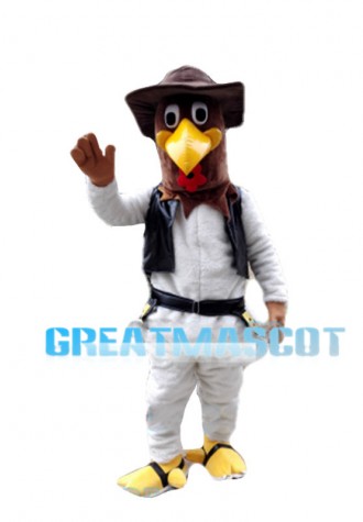 Passionate Knight Eagle Mascot Costume