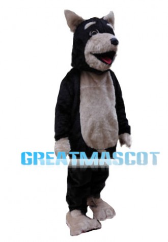 Honest Adorable Black Dog Mascot Costume