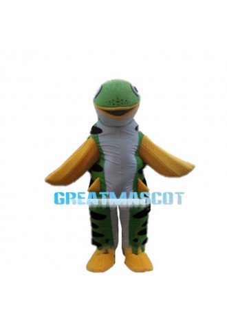 Green & White Sea Turtle Mascot Costume