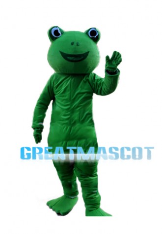 Slim Flexible Frog Mascot Costume