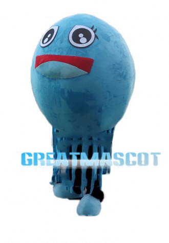 Sky Blue Lovely Jellyfish Mascot Costume