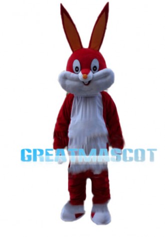 Colorful Bugs Bunny Mascot Costume
