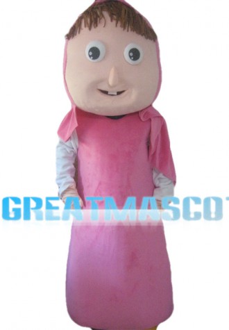 Female Worker On Ranch Mascot Costume