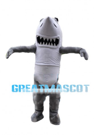 Bloody Cruel Shark Mascot Costume