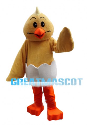 Cracked Little Chicken Mascot Costume