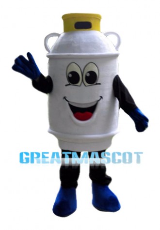 Cartoon Propane Tank Mascot Costume