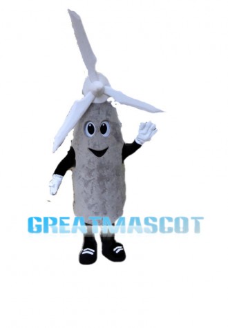 Cartoon Windmill Mascot Costume 