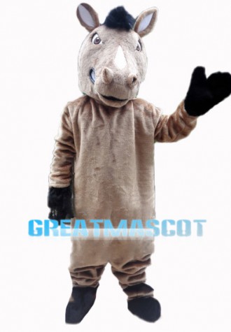 Fierce Mustang Horse Animal Mascot Costume 