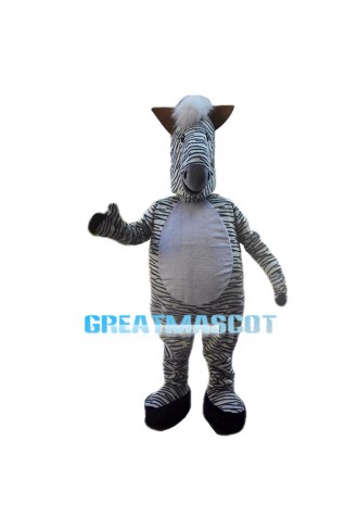 Zebra Animal Mascot Costume High Platform Costume 