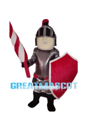Copper Knight Mascot Costume 