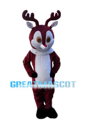 Cartoon Siberian Roe Deer Mascot Costume 