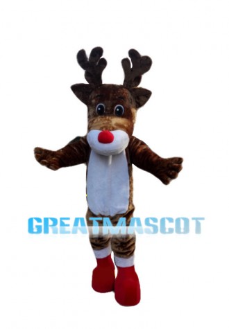 Adorable Christmas Elk Mascot Costume 