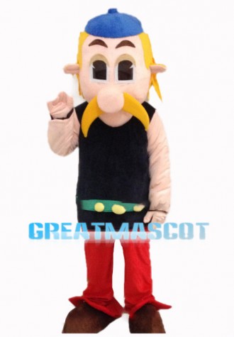 Courageous Gaul Warrior Asterix Mascot Costume