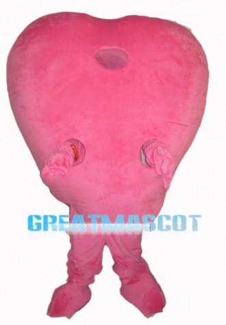 Deluxe Pink Heart Mascot Costume 
