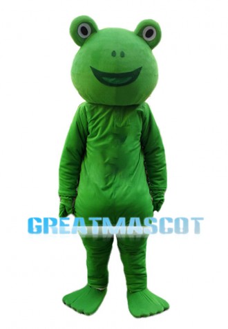 Pure Green Frog Animal Mascot Costume