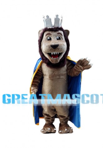 Happy Lion King Mascot Costume 