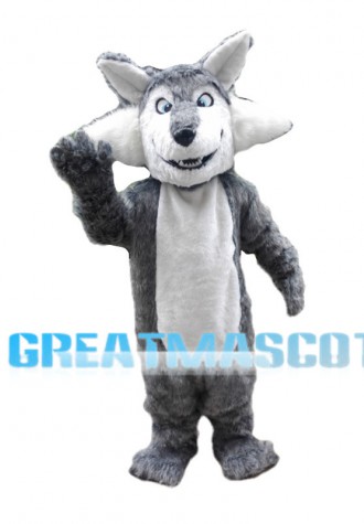 Stupid Husky Dog Mascot Costume 