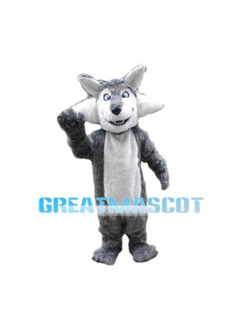 Stupid Husky Dog Mascot Costume 