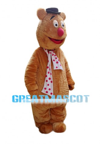 Fozzie Bear Mascot Costume Cartoon Character Mascot 