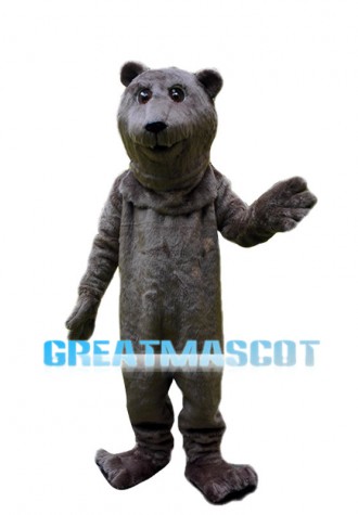 Plush Grizzly bear Mascot Costume 
