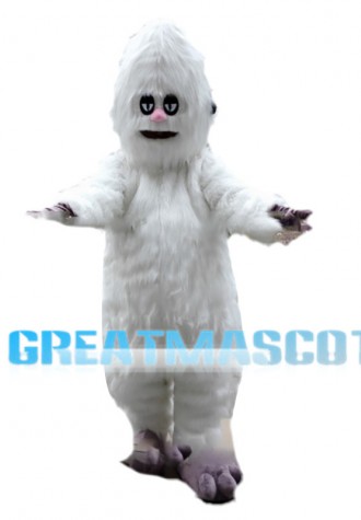 White Bigfoot Mascot Costume