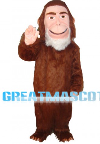 Friendly Bigfoot Mascot Costume 