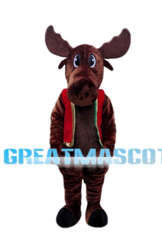 Milton Moose Mascot Costume For Adult