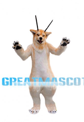 Fierce Fantasy Wolf Mascot Costume