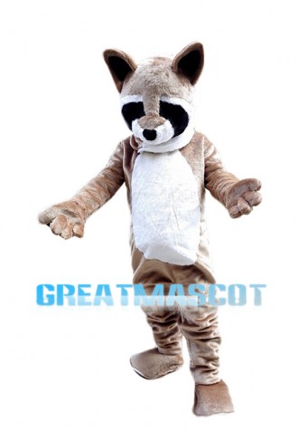 Brown Raccoon Mascot Costume 