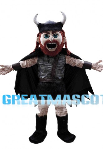 Howling Viking Man Mascot Costume 