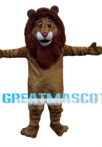 Amiable Asian Lion Mascot Costume 