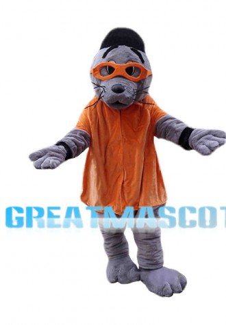 Hipster Sea Lion Mascot Costume 