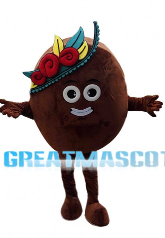 Deluxe Cartoon Chocolate Chip Cookie Mascot Costume 
