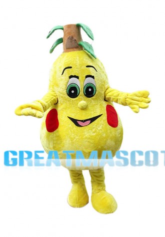 Huge Cartoon Pear Mascot Costume 