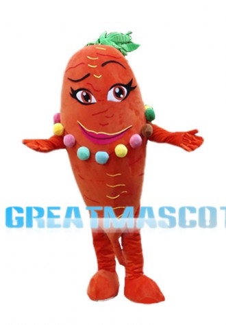 Sexy Cartoon Carrot Mascot Costume 