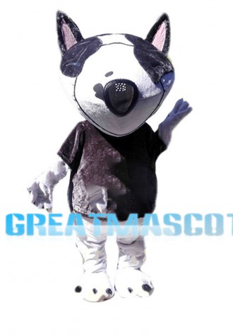 Bull Terrier Dog Mascot Costume