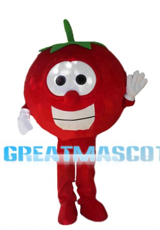 Surprised Cartoon Tomato Mascot Costume 