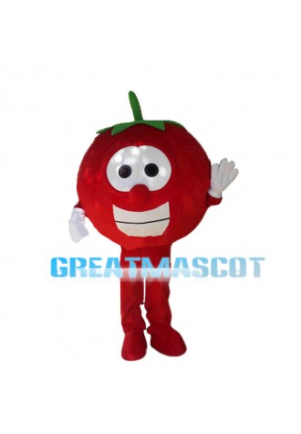 Surprised Cartoon Tomato Mascot Costume 